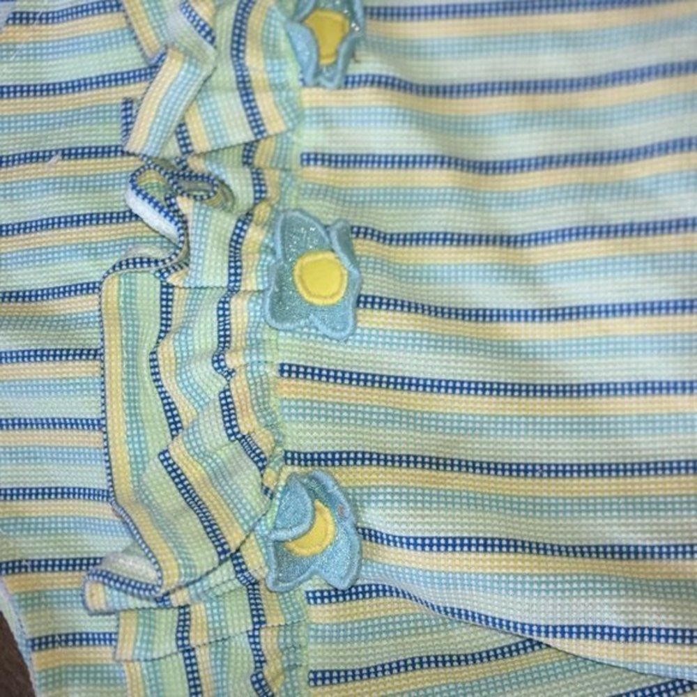 Florence Eiseman Green/Yellow Swim Suit 3T GUC‎ - Picture 4 of 11